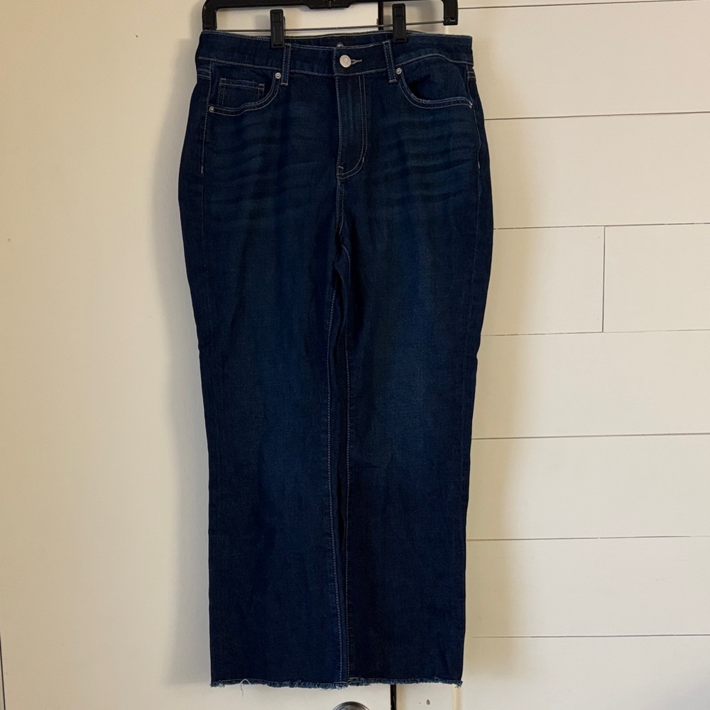 Dark Blue Straight Leg Women's Jeans